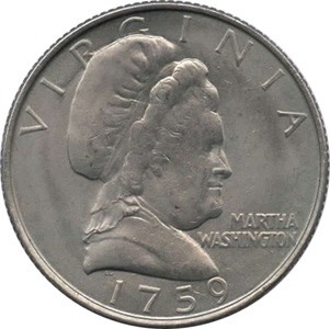 martha washington coin