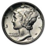 Mercury Dime values and coin price guide