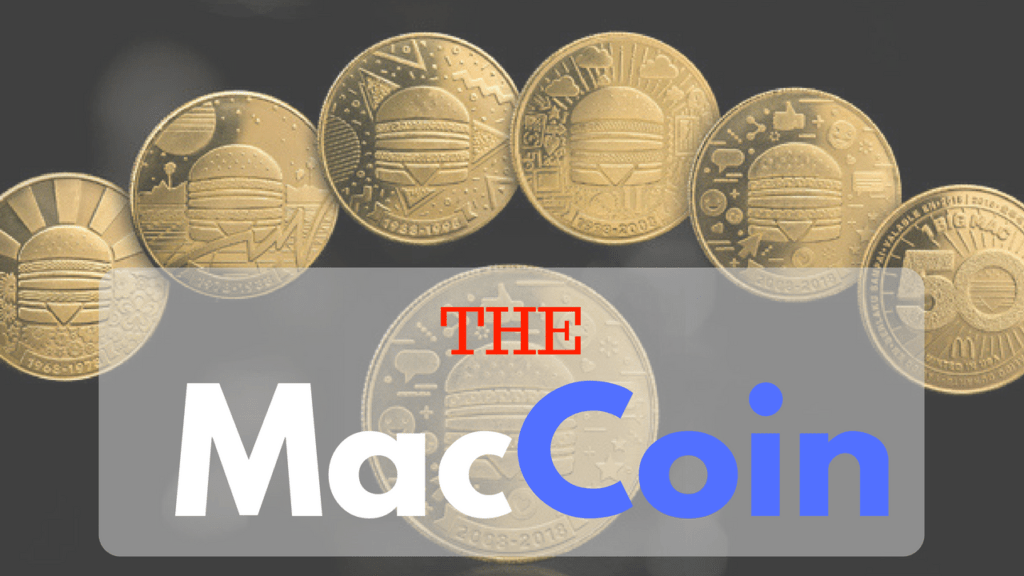 maccoin mac coin mcdonalds free big mac gold coin