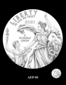 New Proof Platinum American Eagle Coin Design Concepts Released 3