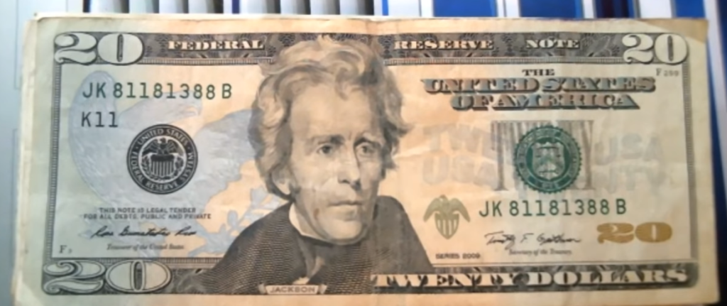 $20 trinary note