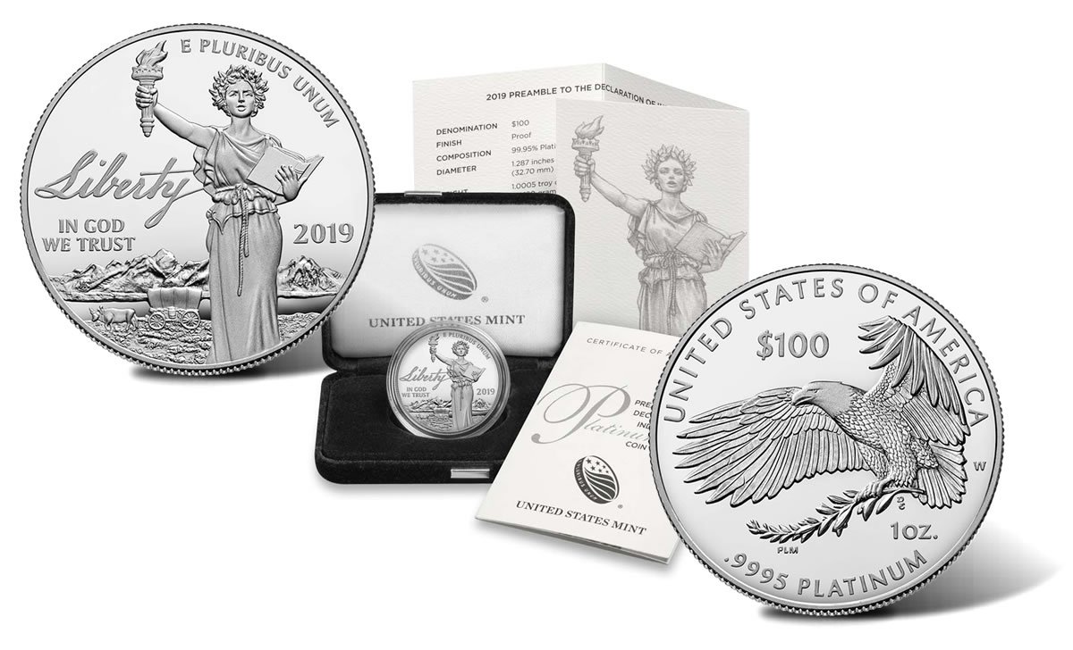 2019-W Proof American Platinum Eagle ‘Liberty’ Coin Launches
