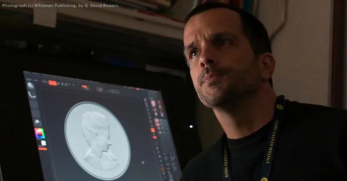 Joseph Menna brings his unique portfolio of talents to the position of chief engraver