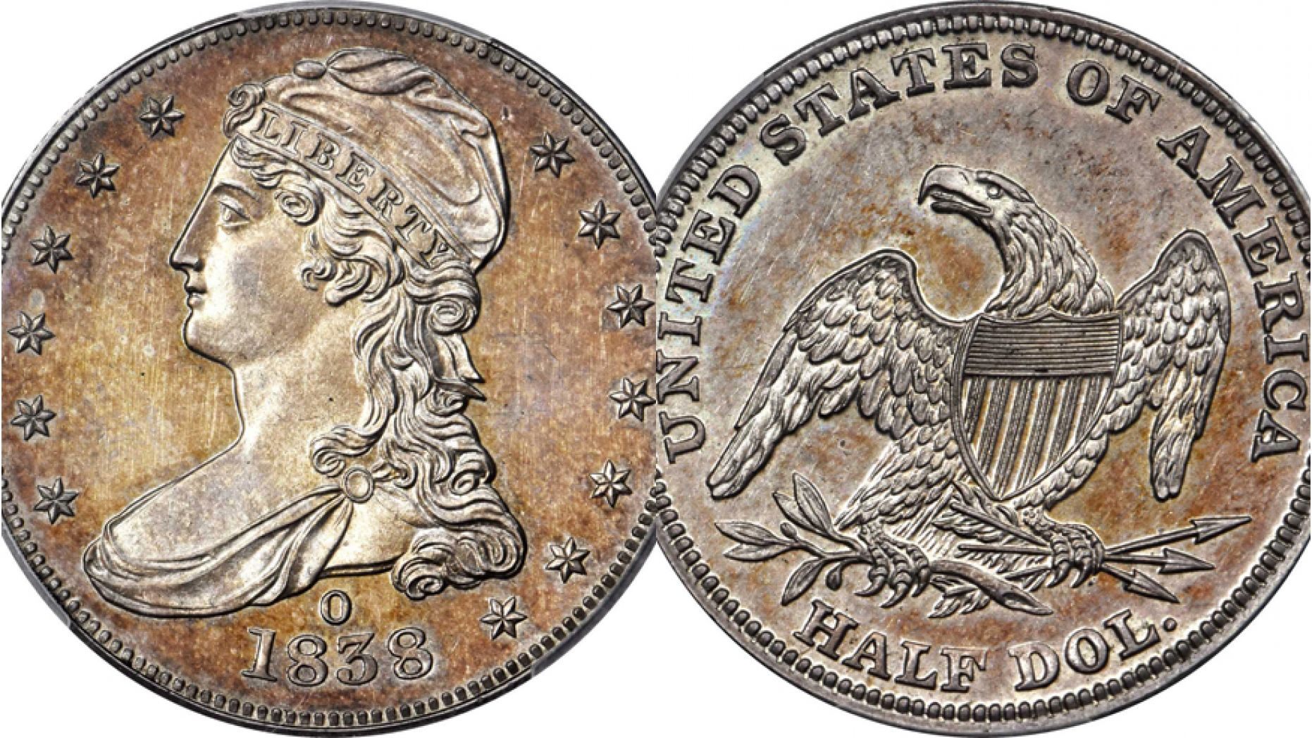 Rare 1838 half dollar coin sold for $504,000