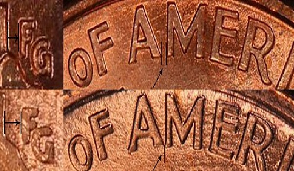 wide-am-vs-close-am-lincoln-memorial-cent error coins