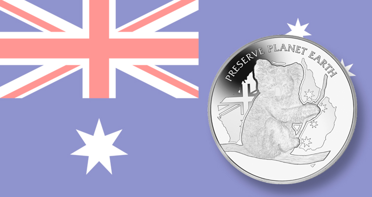 The Pobjoy Mint has released a 2020 Preserve Planet Earth coin showing a koala. Fifteen percent of sales are earmarked for the New South Wales Wildlif