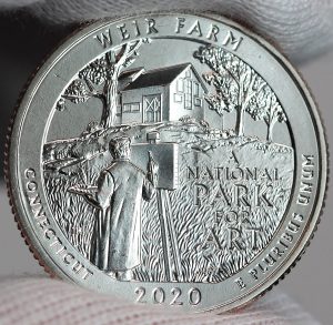 2020-Weir-Farm-National-Historic-Site-Quarter prices coin price guide 2020