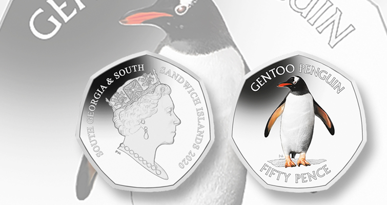 Pobjoy releases second 50-penny penguin collector coin for 2020