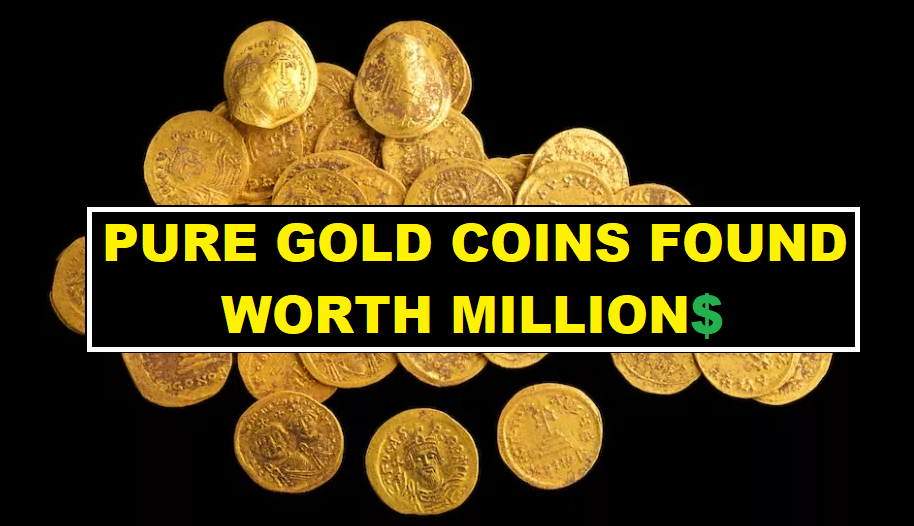 Pure Gold Coin Treasure Found Worth Millions of DollarS