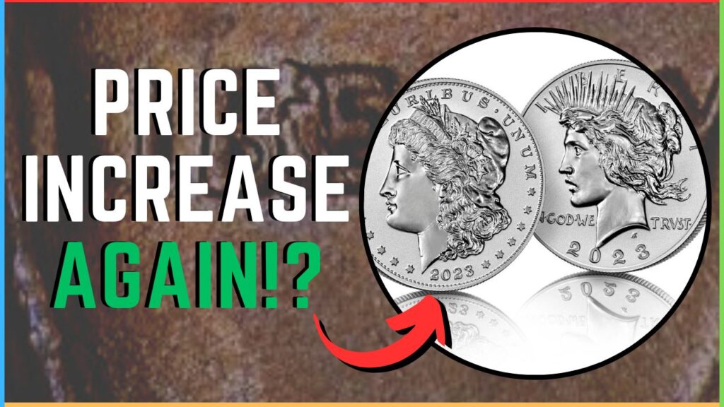 PRICE INCREASE for 2023 Morgan Silver Dollars and Peace Silver Dollars