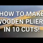 wood pliers 10 cuts video tool wood carving tool handmade survival plier