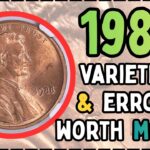 1988 ddo flared fg error variety penny value flared g wide am pennies worth money price value guide coin