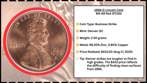 1996 Penny Value - Including the $20,000 Perfect Coin Sale 3