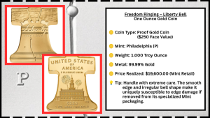 new freedom ringing liberty bell release from us mint godl silver medals (2)